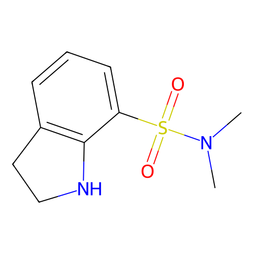 2,3-Dihydro-n,n-dimethyl-1h-indole-7-sulfonamide structure