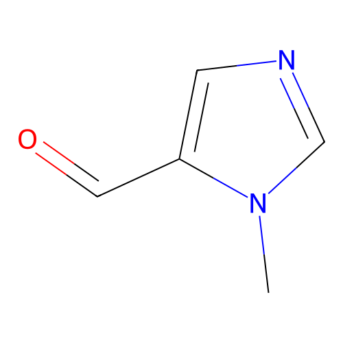 1-methyl-1H-imidazole-5-carbaldehyde structure