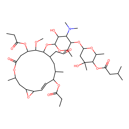 Propionylmaridomycin structure
