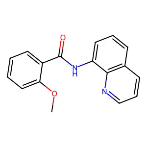 2-methoxy-N-quinolin-8-ylbenzamide structure