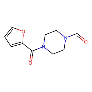 4-(2-Furylcarbonyl)piperazinecarbaldehyde structure