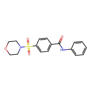 4-(Morpholine-4-sulfonyl)-N-phenyl-benzamide structure