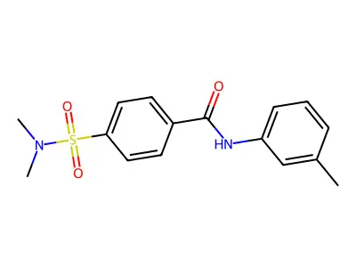4-(dimethylsulfamoyl)-N-(3-methylphenyl)benzamide structure