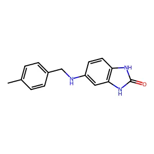 5-{[(4-methylphenyl)methyl]amino}-2,3-dihydro-1H-1,3-benzodiazol-2-one structure