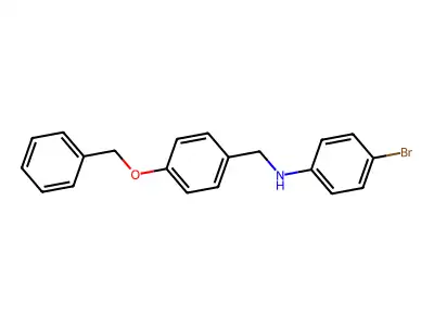 N-[4-(benzyloxy)benzyl]-4-bromoaniline structure