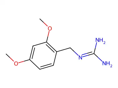 1-(2,4-Dimethoxybenzyl)guanidine structure