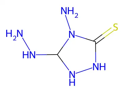 4-Amino-5-hydrazino-1,2,4-triazolidine-3-thione structure