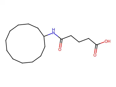 5-(Cyclododecylamino)-5-oxopentanoic acid structure