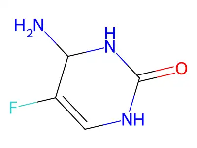 4-amino-5-fluoro-3,4-dihydropyrimidin-2(1H)-one structure