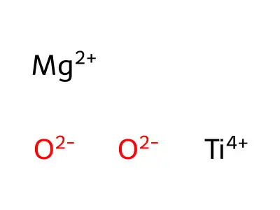 Magnesium;bis(oxygen(2-));titanium(4+) structure