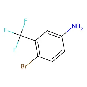 4-Bromo-3-(trifluoromethyl)aniline structure