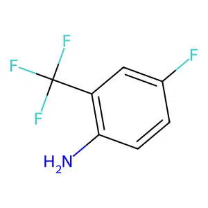 4-Fluoro-2-(trifluoromethyl)aniline structure