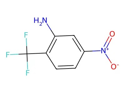 2-Amino-4-nitrobenzotrifluoride structure