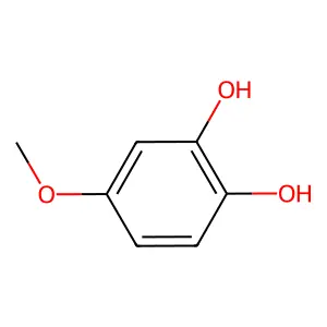 1,2-Benzenediol, 4-methoxy- structure