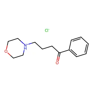 4-(4-Oxo-4-phenylbutyl)morpholin-4-ium chloride structure