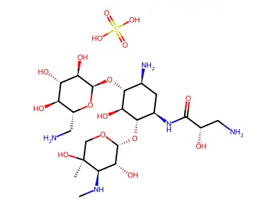 硫酸异帕米星 structure