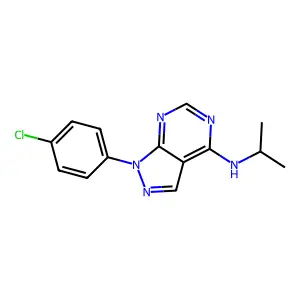 1-(4-Chlorophenyl)-N-isopropyl-1H-pyrazolo[3,4-d]pyrimidin-4-amine structure