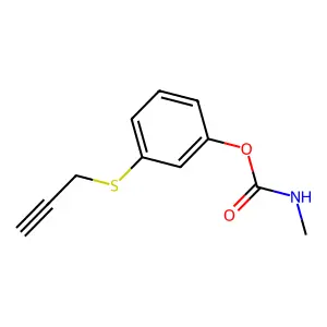 3-(Prop-2-yn-1-ylsulfanyl)phenyl methylcarbamate structure