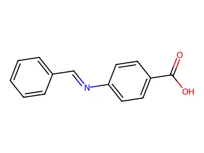 4-(benzylideneamino)benzoic Acid structure