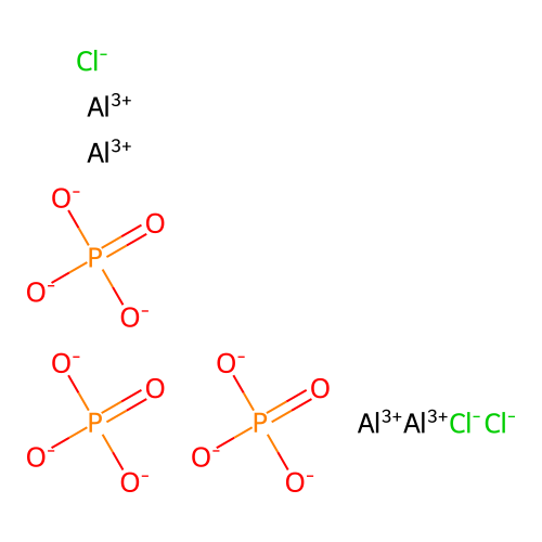 Aluminium chloridephosphate structure