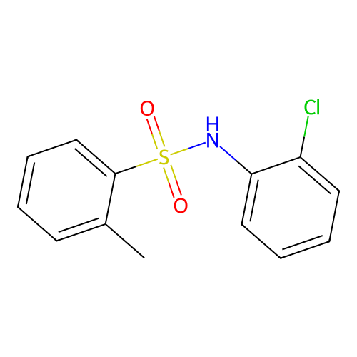 N-(2-氯苯基)-2-甲基苯磺酰胺 structure