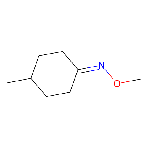 Cyclohexanone, 4-methyl-, O-methyloxime structure