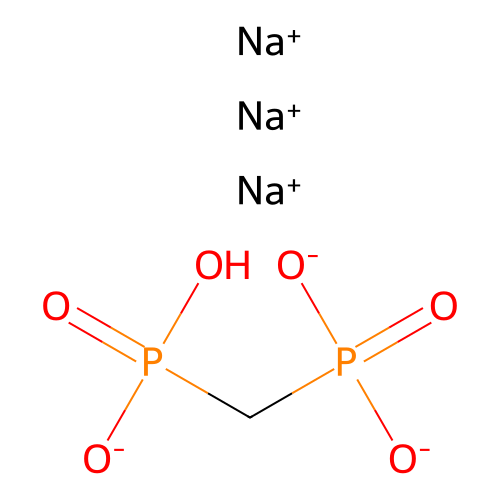 Medronate trisodium structure