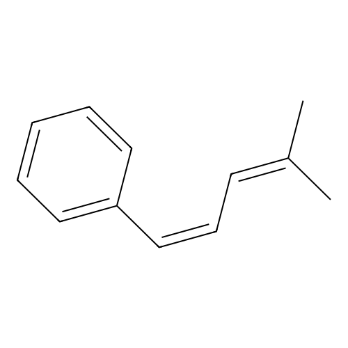 [(1Z)-4-methylpenta-1,3-dienyl]benzene structure