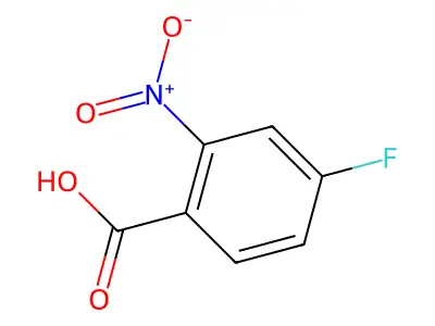 4-Fluoro-2-nitrobenzoic acid structure
