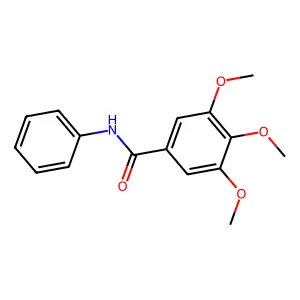 3,4,5-Trimethoxybenzanilide structure