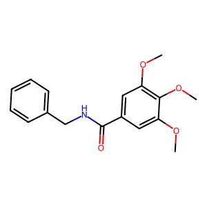 N-Benzyl-3,4,5-trimethoxybenzamide structure