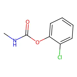 o-Chlorophenyl methylcarbamate structure