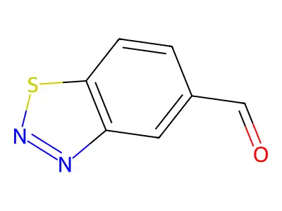 2,1,3-Benzothiadiazole-5-carbaldehyde structure