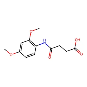 4-(2,4-Dimethoxyanilino)-4-oxobutanoic acid structure