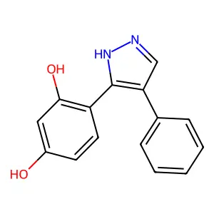 4-(4-Phenyl-1H-pyrazol-3-YL)-1,3-benzenediol structure