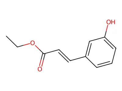 Ethyl 3-(3-hydroxyphenyl)prop-2-enoate structure