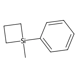 1-Phenyl-1-methyl-1-silacyclobutane structure