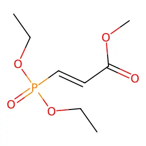 2-Propenoic acid, 3-(diethoxyphosphinyl)-, methyl ester structure