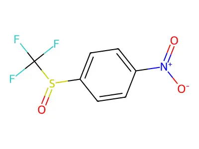 4-(Trifluoromethylsulphinyl)nitrobenzene structure