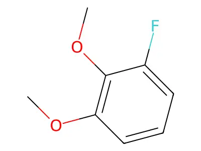 1-Fluoro-2,3-dimethoxybenzene structure