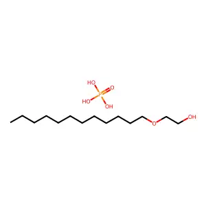 Poly(oxy-1,2-ethanediyl), alpha-dodecyl-omega-hydroxy-, phosphate structure
