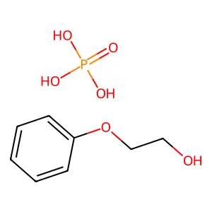 2-苯氧基乙醇;磷酸 structure