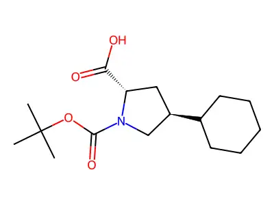 1-(1,1-Dimethylethyl) (2S,4S)-4-phenyl-1,2-pyrrolidinedicarboxylate structure