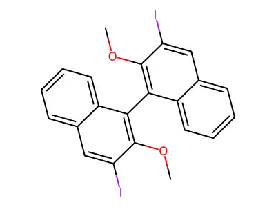 1,1'-Binaphthalene, 3,3'-diiodo-2,2'-dimethoxy- structure