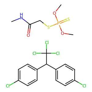 (4-Chlorophenyl)methyl heptyl 3-pyridinylcarbonimidodithioate structure