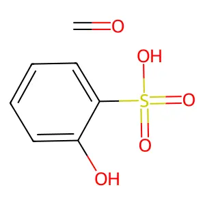 Phenol-sulfonic acid-formaldehyde structure