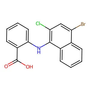 (2,6-Dichlorophenyl)methyl methyl 3-pyridinylcarbonimidodithioate structure