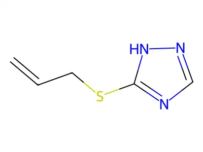 3-(allylsulfanyl)-1H-1,2,4-triazole structure