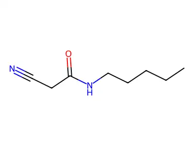 2-cyano-N-pentylacetamide structure