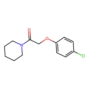 1-[(4-Chlorophenoxy)acetyl]piperidine structure